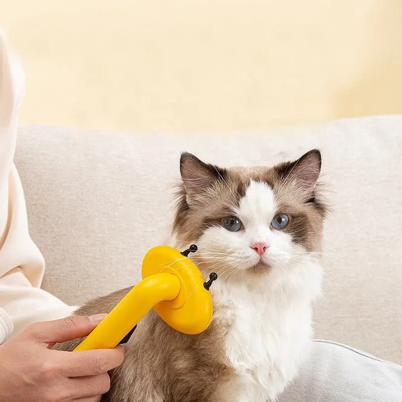 Little Bee Cat Brush Cat Comb Pet Brush for Cat Dog Self Cleaning Brush Easy Clean Cat Cookie