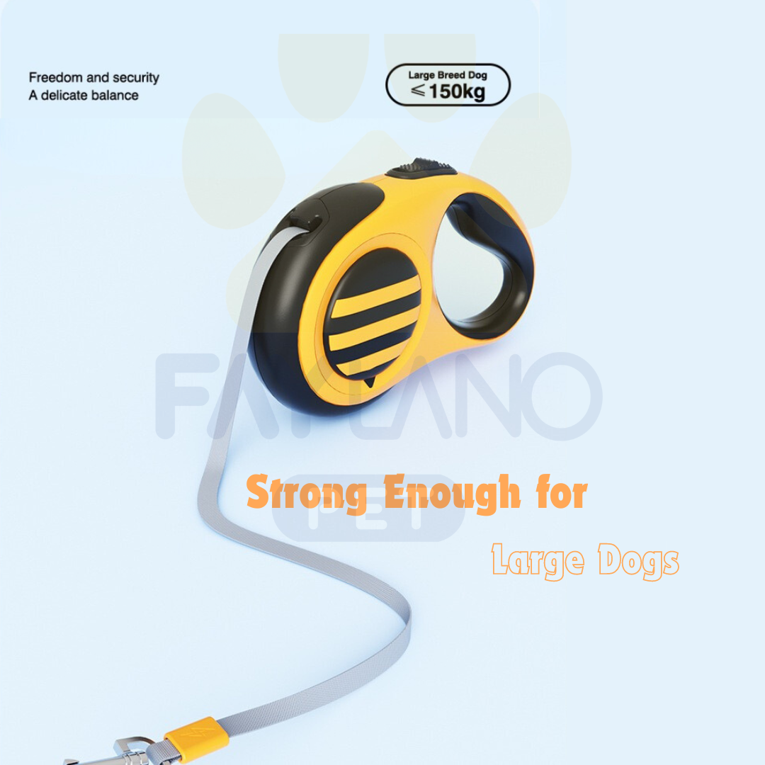 Little Bee Shape Pet Dog Cat Retractable Leash, Traveling Outing Walking Dogs Ideal Accessories