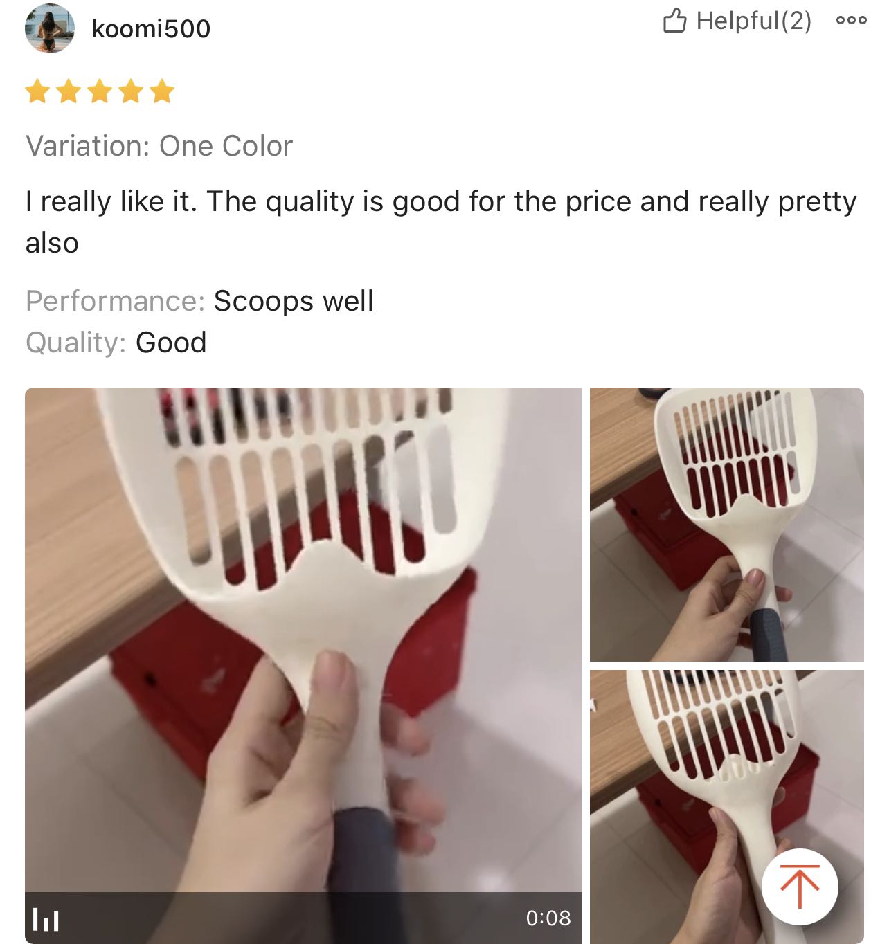 Pet Long Handle Cat Litter Shovel Cat Poop Shovel Toilet Shovel