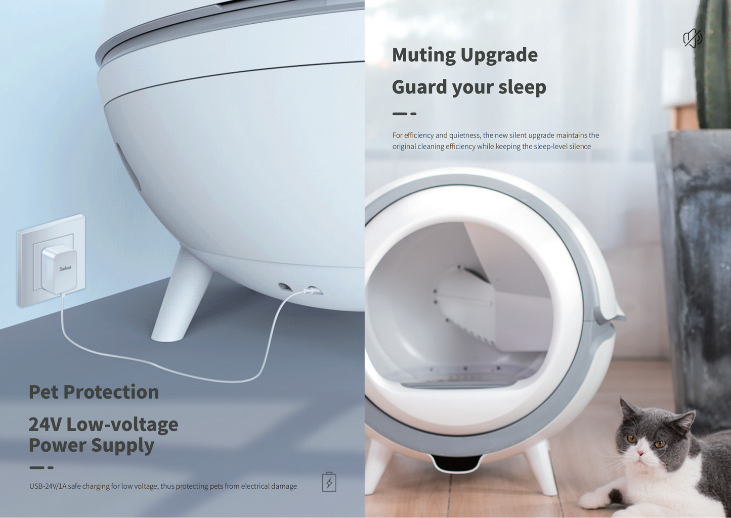 SOIKOI Automatic Cat Litter With App Control