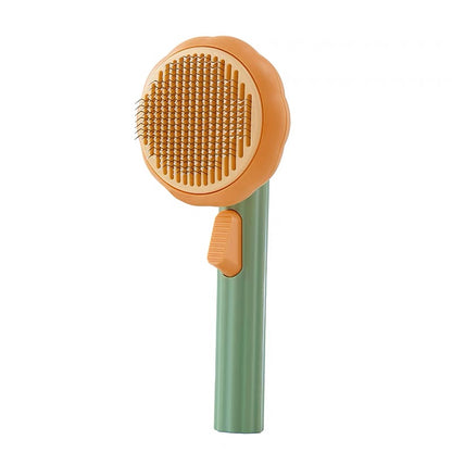 Cat Comb Cat Brush Pet Pumpkin Brush Self Cleaning Massage Comb for Cat Dog Sikat Kucing