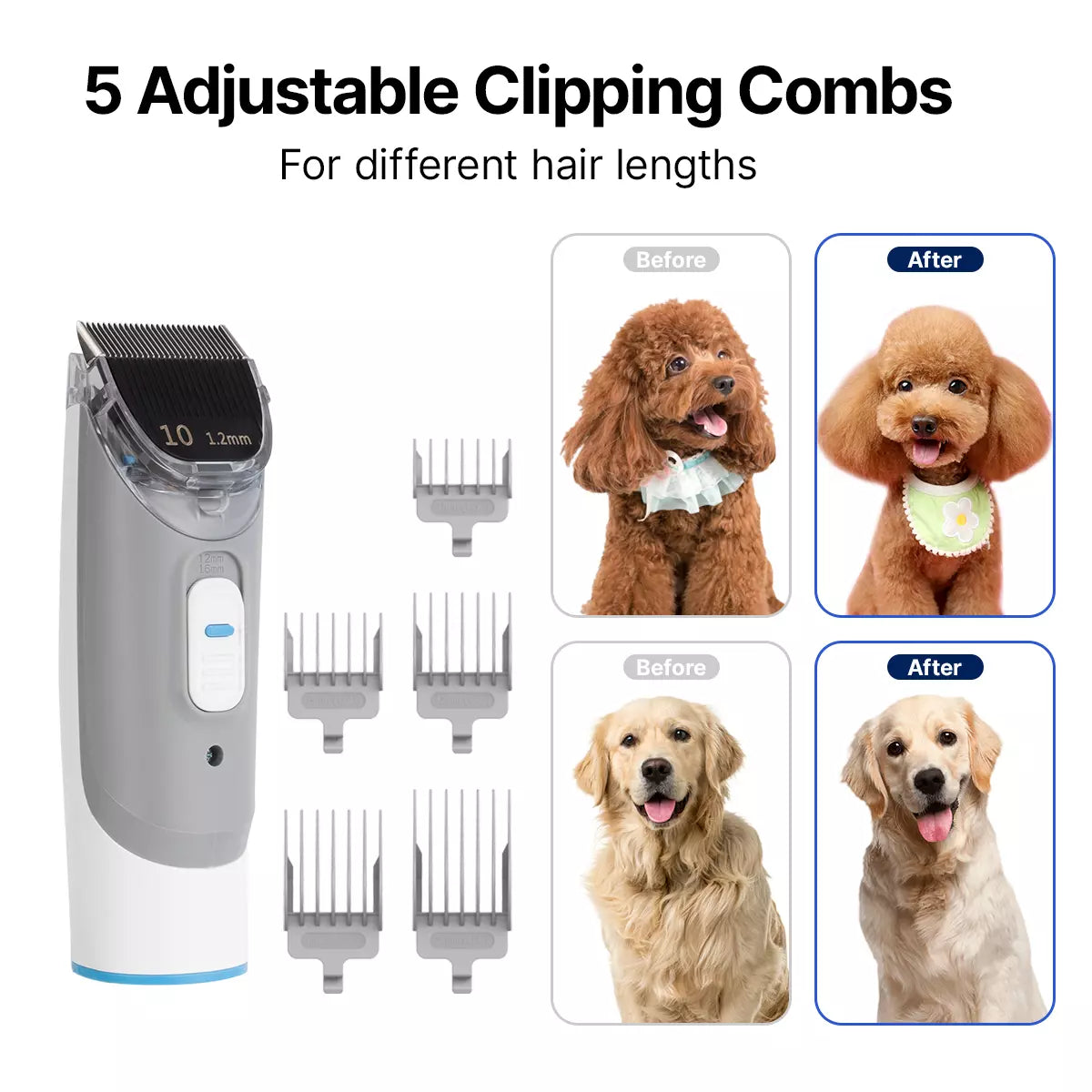 Neakasa P2 Pro 5-in-1 Dog Cat Grooming Kit with Vacuum