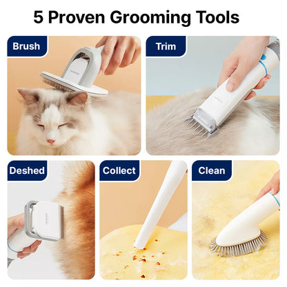 Neakasa P2 Pro 5-in-1 Dog Cat Grooming Kit with Vacuum