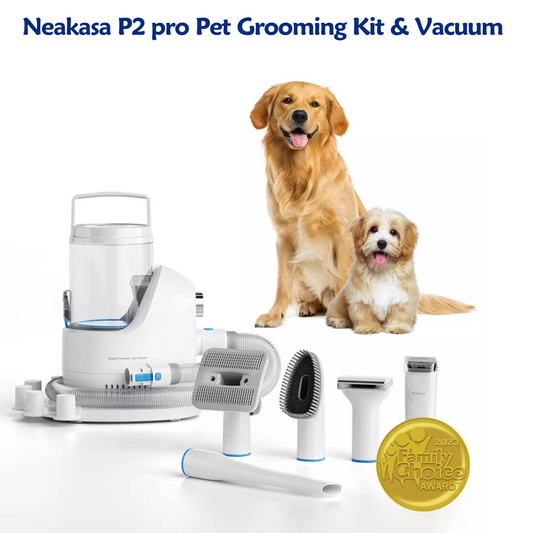 Neakasa P2 Pro 5-in-1 Dog Cat Grooming Kit with Vacuum