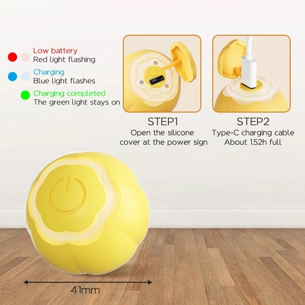 Electric Dog Ball Toys Automatic Rolling